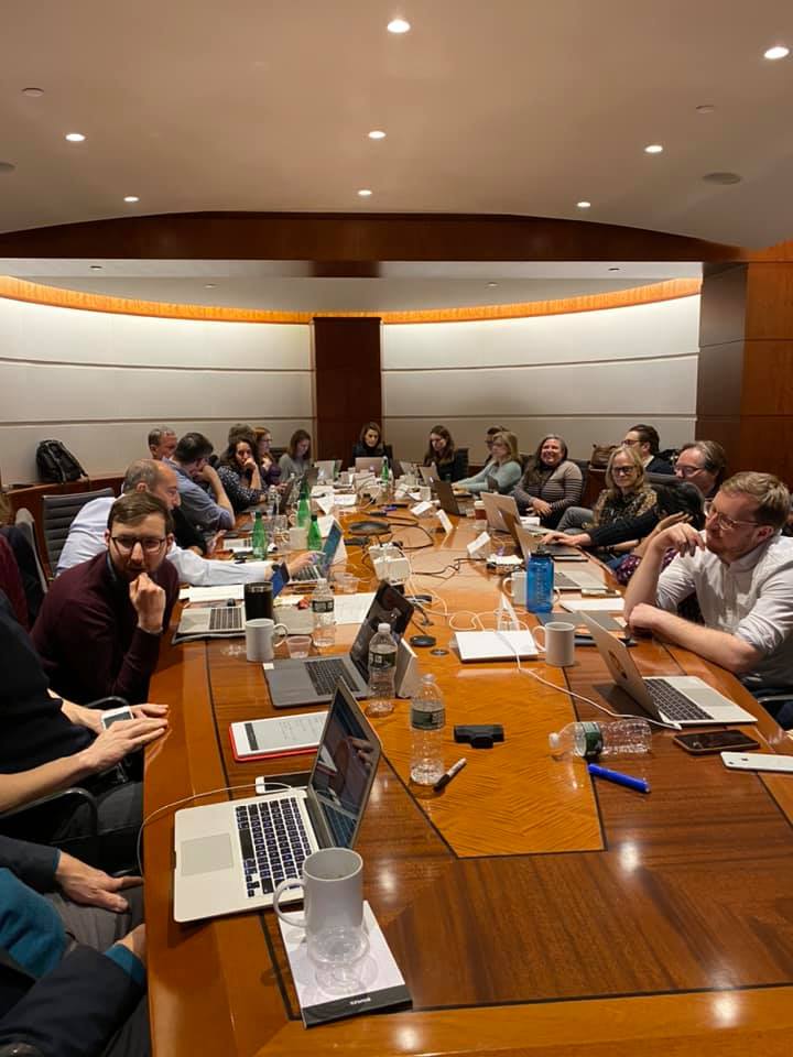 Workshop at Wall Street Journal boardroom